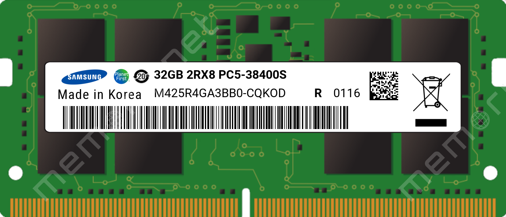 Image of Samsung RAM SO-DIMM DDR5 32GB / PC4800 /UB/ Samsung