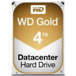 Western Digital Gold internal hard drive 4 TB 7200 RPM 128 MB 3.5" Serial ATA III