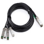 DELL 470-AAVO InfiniBand en Glasvezelkabel 1 m QSFP+ SFP+ Zwart
