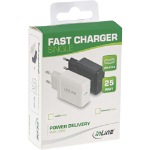 InLine USB PD Charger Single USB-C, Power Delivery, 25W, black