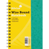 Image of Silvine LUXPAD WIRE NOTEBOOK A5 PK6