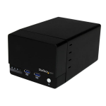 StarTech.com USB 3.0 Dual 3.5in SATA III Hard Drive RAID Enclosure with Fast Charge USB Hub & UASP