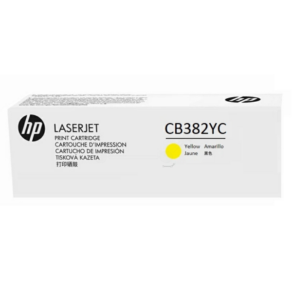 Image of HP CB382YC/824A Toner yellow Contract, 31K pages ISO/IEC 19798 for...