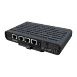 Mikrotik hAP be lite wireless router Ethernet Dual-band (2.4 GHz / 5 GHz) Black