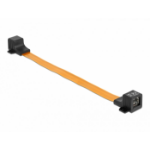 DeLOCK 87031 netwerkkabel Zwart, Oranje 0,3 m