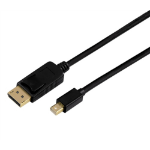 Axiom MDPMDPM10-AX DisplayPort cable 120" (3.05 m) Mini DisplayPort Black