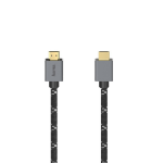 Hama 00200504 HDMI cable 2 m HDMI Type A (Standard) Black, Grey