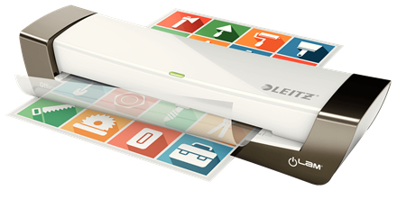 Leitz iLAM Office Laminator A4 Silver/White 72511084