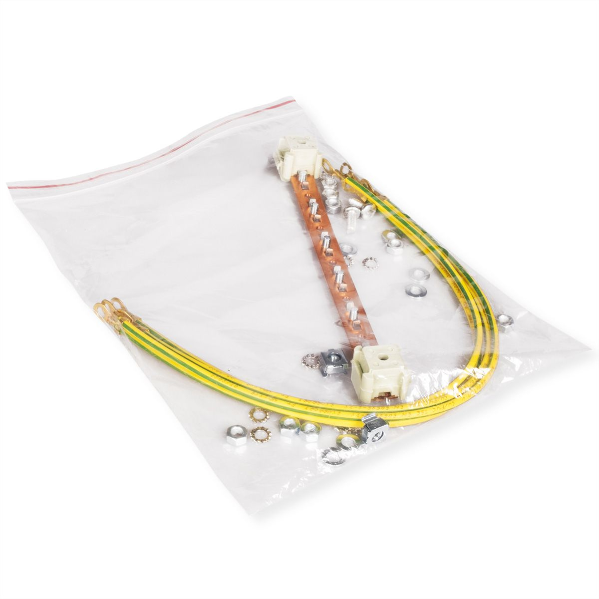 ROLINE Potential equalisation rail, 220mm incl. earthing cable