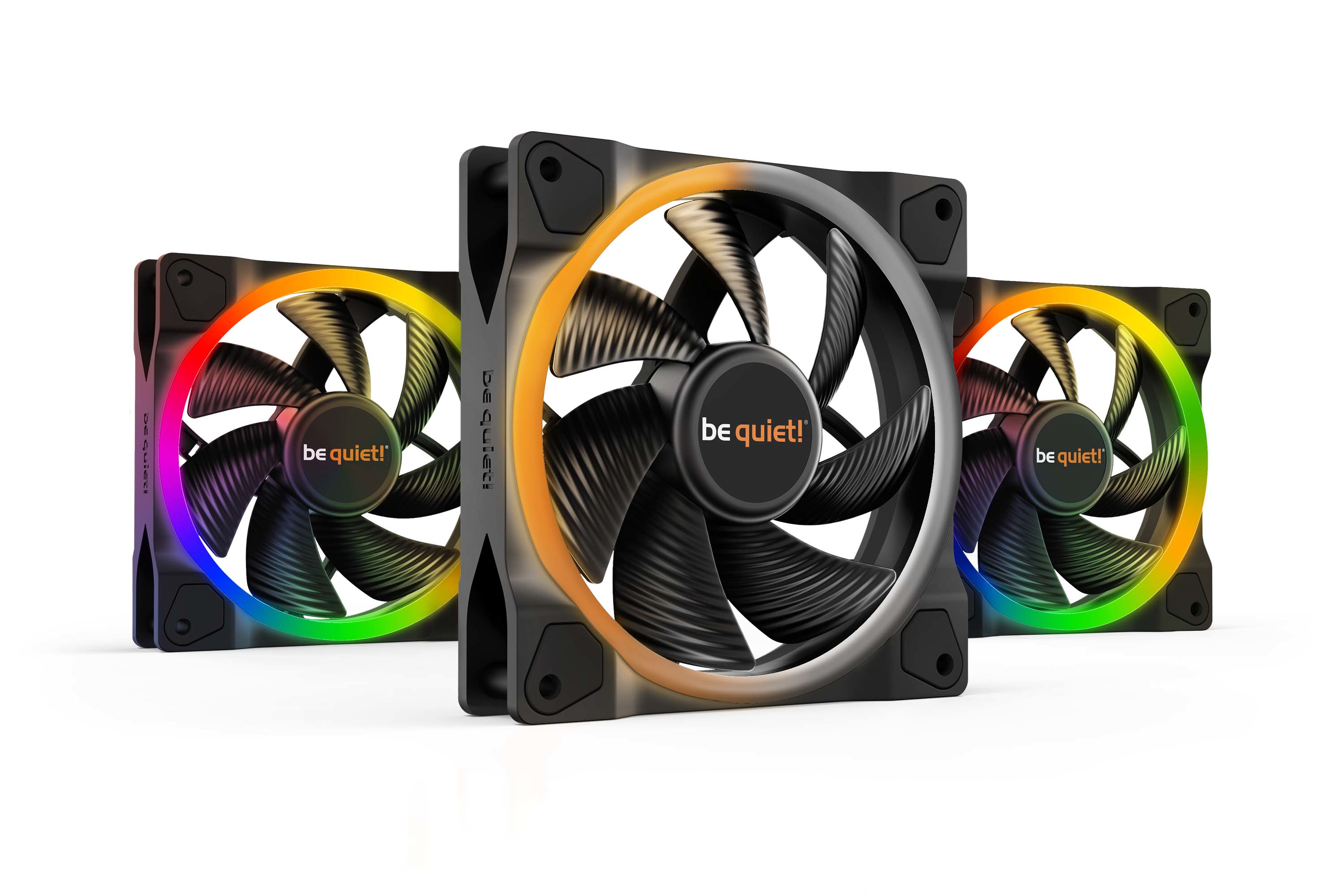 Image of be quiet! Light Wings 120mm ARGB PWM Fan Black 3 Pack