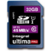 Integral INSDH32G10-45 memory card 32 GB SDHC Class 10