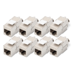 Digitus CAT 6A Keystone Module, shielded, toolfree Modul - 8 pcs.