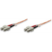 Intellinet Fiber Optic Patch Cable, OM1, SC/SC, 1m, Orange, Duplex, Multimode, 62.5/125 Âµm, LSZH, Fibre, Lifetime Warranty
