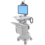 Ergotron StyleView White Flat panel Multimedia cart