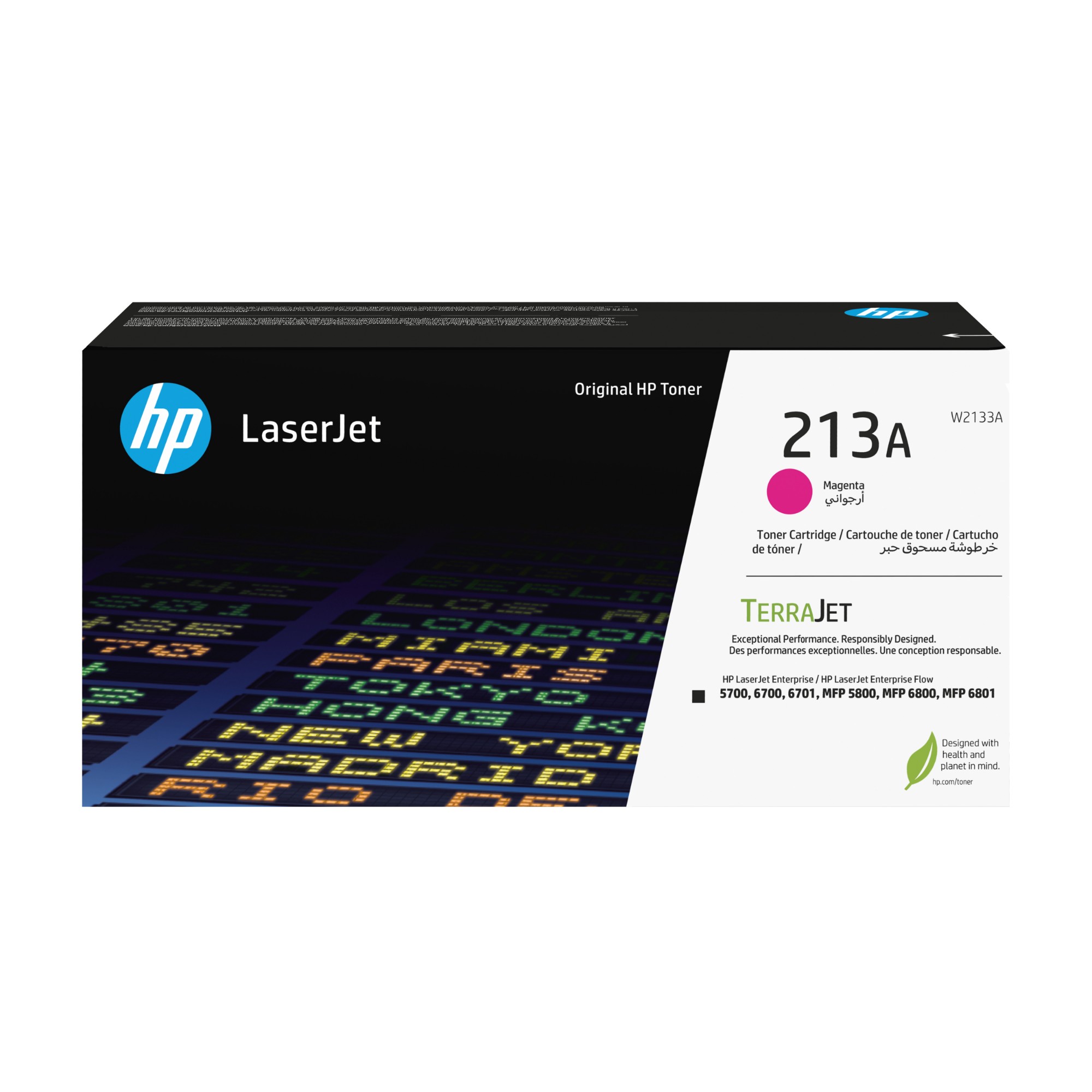HP W2133A/213A Toner cartridge magenta. 3K pages ISO/IEC 19798 for HP