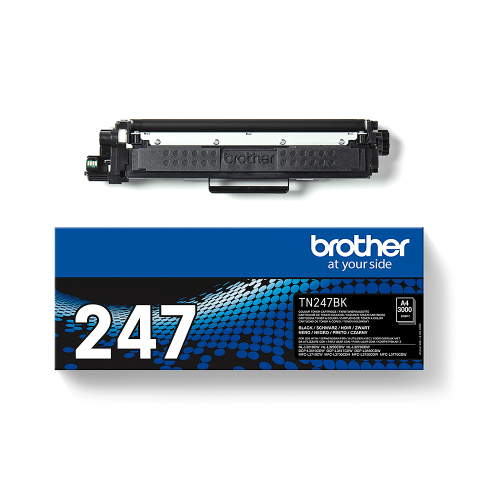 Brother TN-247BK Toner-kit black high-capacity, 3K pages ISO/IEC 19752 for Brother HL-L 3210