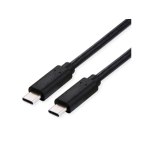 ROLINE 11.02.9101 USB cable USB4 Gen 3x2 0.8 m USB C Black