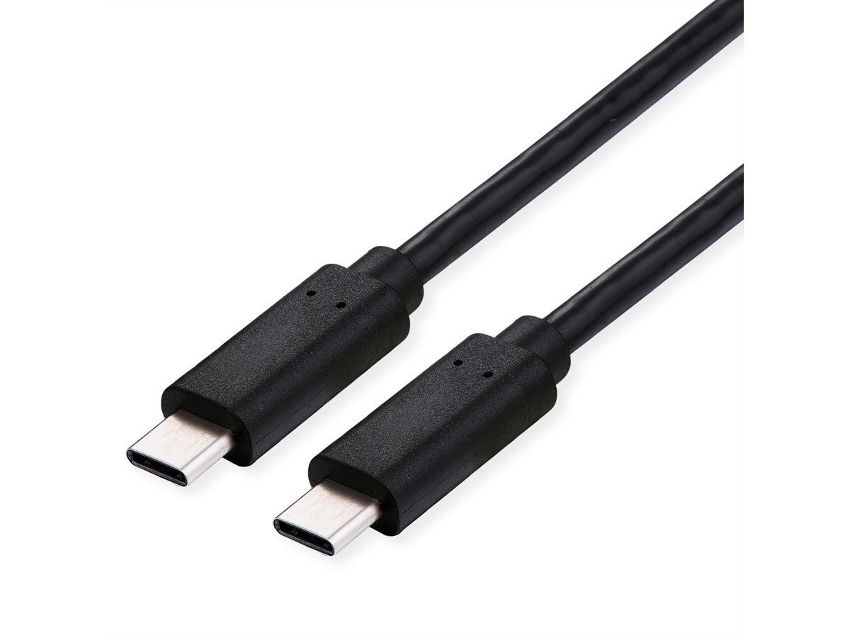 ROLINE 11.02.9091 USB cable USB4 Gen 2x2 0.5 m USB C Black