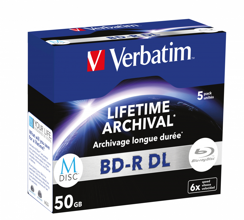 Verbatim MDISC BD-R DL 50 GB 5 pc(s)