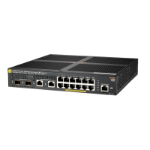 HPE Aruba 2930F 12G PoE+ 2G/2SFP+ Managed L3 Gigabit Ethernet (10/100/1000) Power over Ethernet (PoE) 1U Zwart