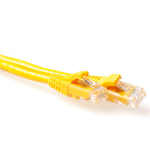 ACT Gele 7 meter U/UTP CAT6 patchkabel snagless met RJ45 connectoren
