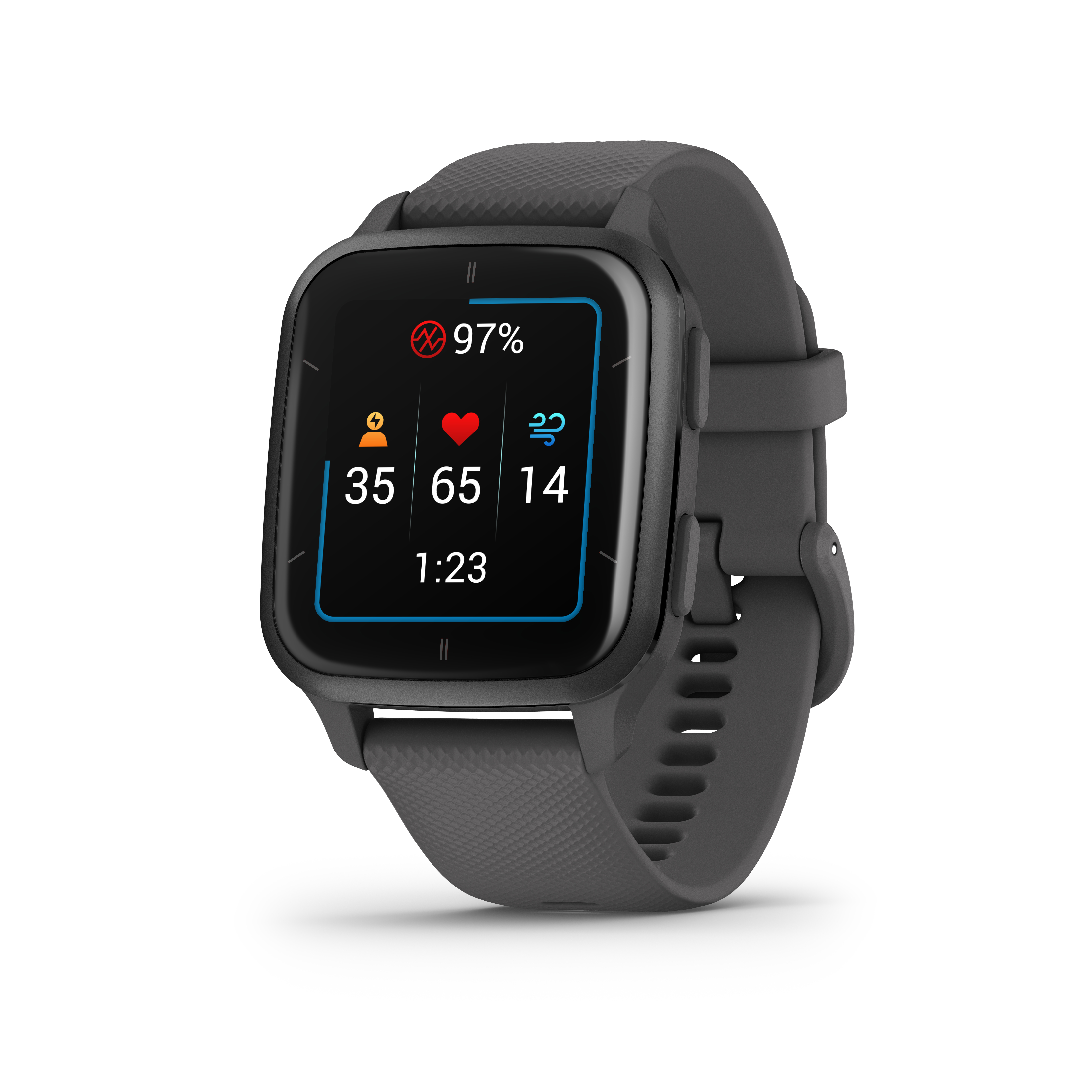 Image of Garmin Venu Sq 2 3.56 cm (1.4") AMOLED 40 mm Digital Touchscreen...