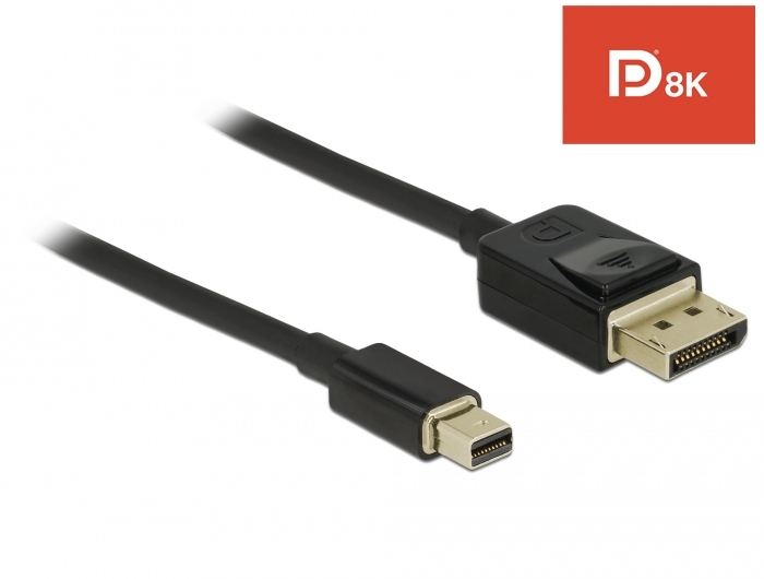 84928 DELOCK DisplayPort-Kabel - DisplayPort männlich zu Mini DisplayPort männlich