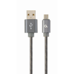 Cablexpert CC-USB2S-AMMBM-2M-BG USB-kabel USB 2.0 USB A Micro-USB B Grijs