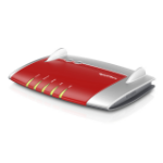 AVM FRITZ!Box 4040 wireless router Gigabit Ethernet Dual-band (2.4 GHz / 5 GHz) Red, Silver