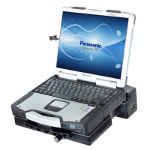 RAM Mounts RAM-234-PAN1P-2RF laptop dock/port replicator Docking Black