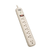 Tripp Lite TLP74R surge protector White 7 AC outlet(s) 120 V 48" (1.22 m)