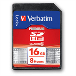 Verbatim Premium memory card 16 GB SDHC Class 10