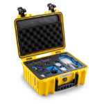 B&W 3000/Y/MavicA2 camera drone case Bag case Yellow Polypropylene (PP)