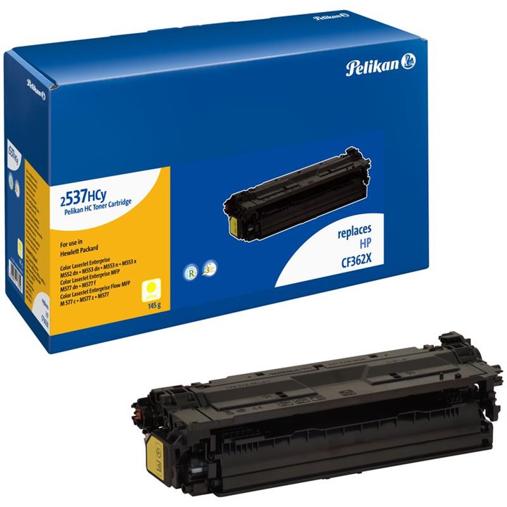 Image of Pelikan Laser Toner For HP 508X Yellow (CF362X)