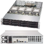 Supermicro SuperChassis 829HE1C4-R1K02LPB Rack Black 1000 W