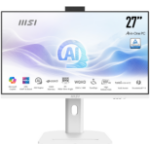 MSI Modern AM273QP AI 1UM-060EU Intel Core Ultra 7 155H 68,6 cm (27") 2560 x 1440 Pixels Alles-in-één-pc 32 GB DDR5-SDRAM 1 TB SSD Windows 11 Pro Wi-Fi 6E (802.11ax) Wit