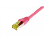 Synergy 21 S217704 networking cable Magenta 3 m Cat6a S/FTP (S-STP)
