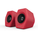 Edifier G2000 Gaming 2.0 Speakers System - Bluetooth V4.2/ USB Sound Card/ AUX Input/RGB 12 Light Effects/ 16W RMS Power Red