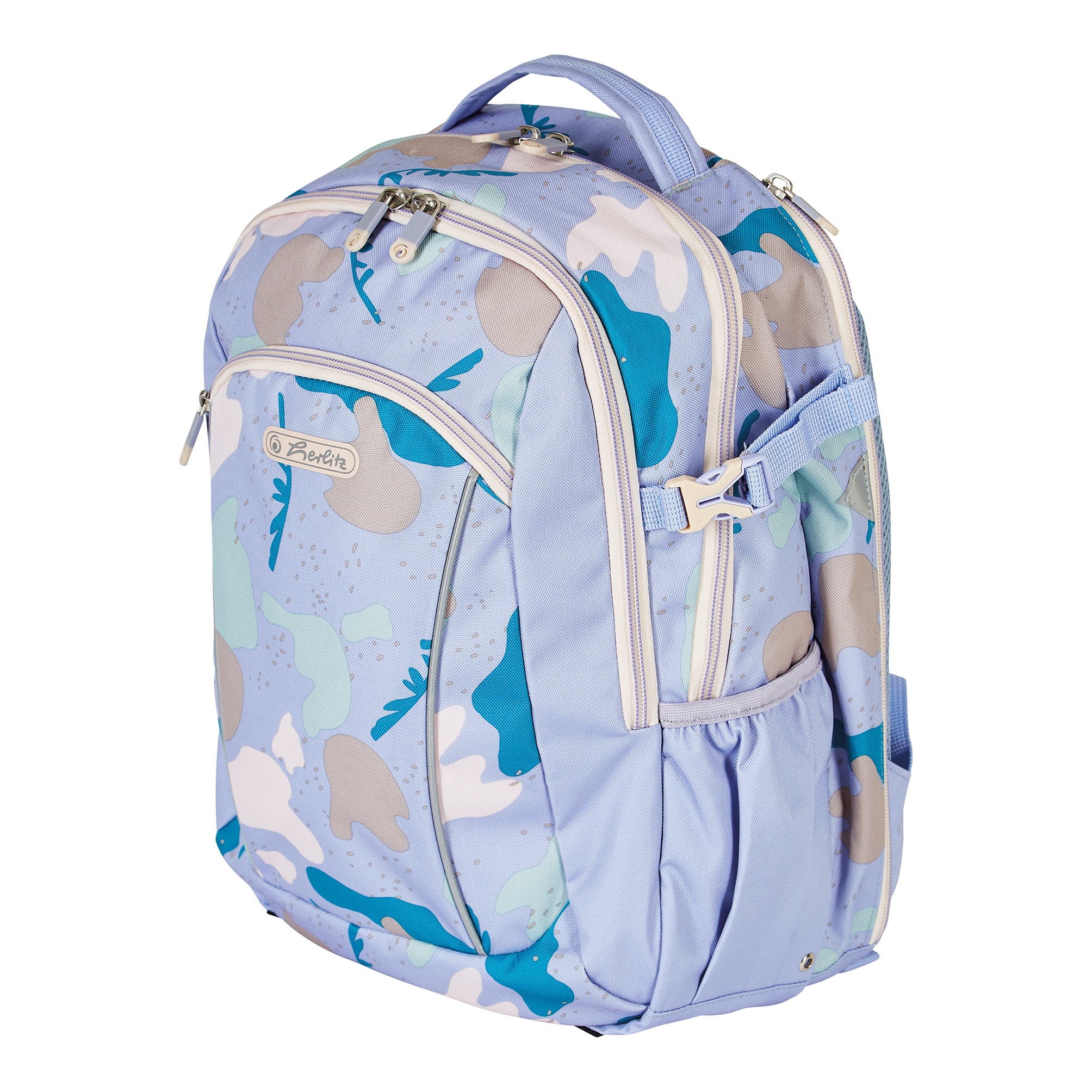 Image of Herlitz Ultimate Hawaii backpack School backpack Beige, Blue,...