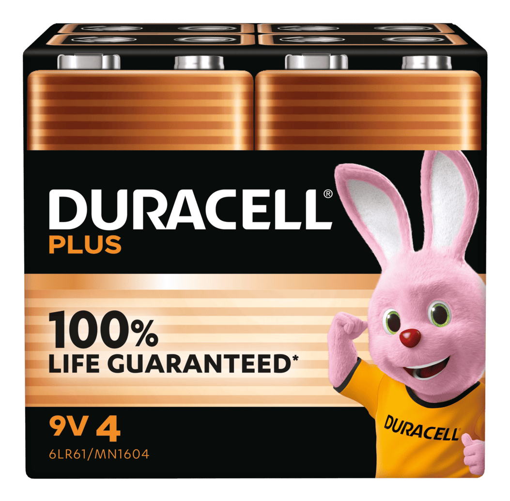 Duracell Plus Power Single-Use Battery 9V Alkaline