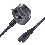 connektgear 3m UK Mains Power Cable UK Plug to C7 (Figure 8) Socket