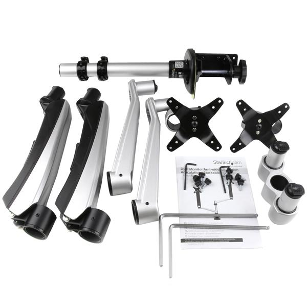 StarTech.com Desk-Mount Dual Monitor Arm - Full Motion Articulating - Premium