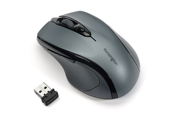 Kensington Pro Fit USB Wireless Mouse Mid-Size Grey K72423WW