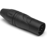 Amphenol AX5MB tussenstuk voor kabels XLR 5P Zwart