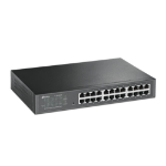 TP-Link TL-SG1024DE netwerk-switch Managed L2 Gigabit Ethernet (10/100/1000) Zwart