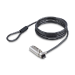 StarTech.com SNANOC4D-LAPTOP-LOCK cable lock Black, Silver 78.7" (2 m)