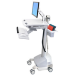 Ergotron StyleView EMR with LCD Arm, SLA Powered, EU Aluminium, Grey, White Multimedia cart