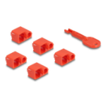 DeLOCK RJ45 Port Blocker Set for RJ45 plug 10 pieces