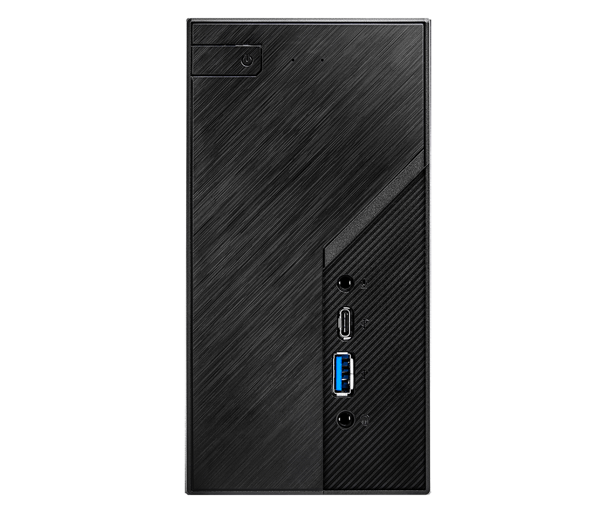 Image of Asrock DeskMini H470 1.92L sized PC Black Intel H470 LGA 1200...