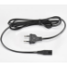 Toshiba Power Cord - 2-Pin (figure of 8), 2m - black, single packed - UK version